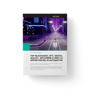 Top blockchain, digital, WEB3 in Automotive Auto2x report cover