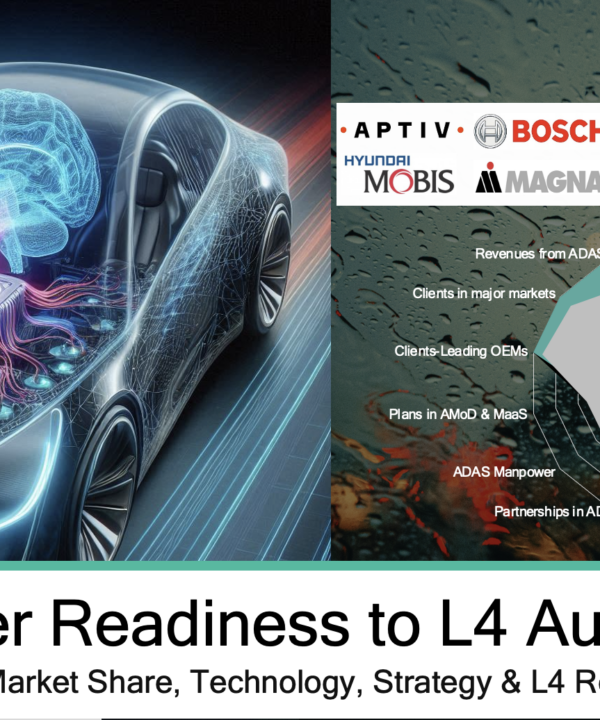 Ranking of Top ADAS Suppliers by Strategy, Technology and Market Positioning in Level 4 Autonomous Driving | Auto2x